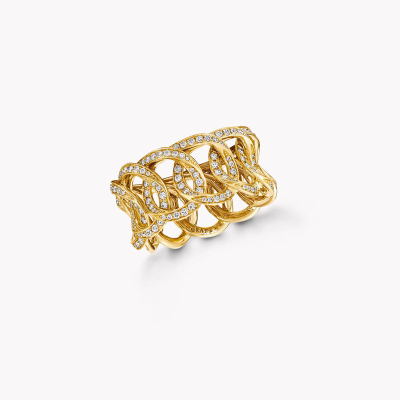 Inspired by Twombly Round Diamond Pavé Band