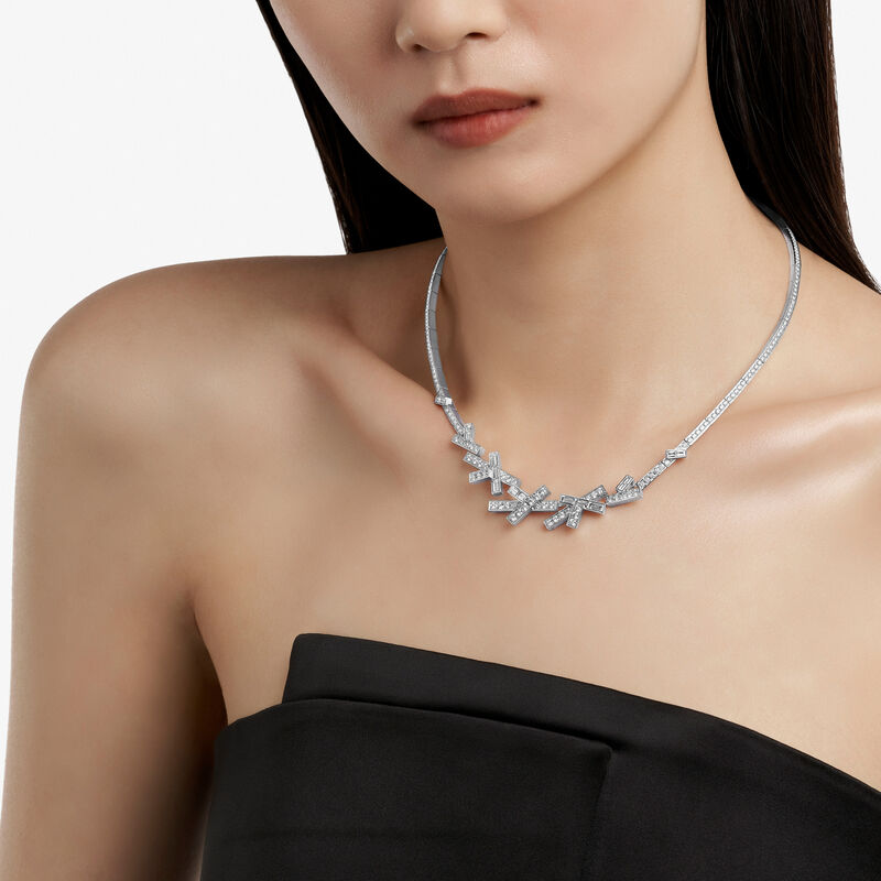 Threads Diamond Necklace, , hi-res