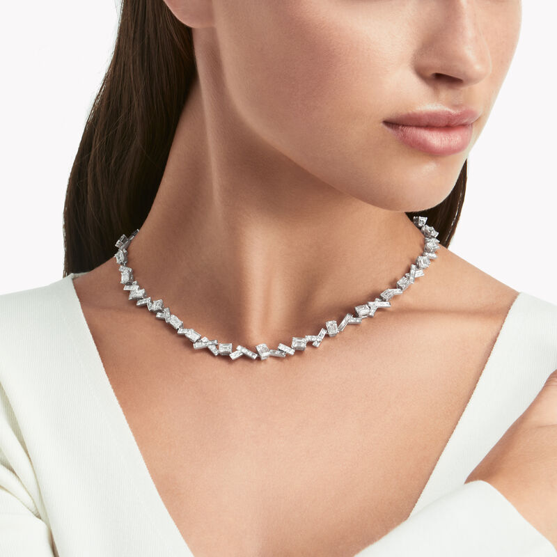 Threads Diamond Necklace, , hi-res