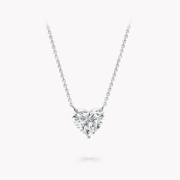 Heart Shape Diamond Pendant, , hi-res