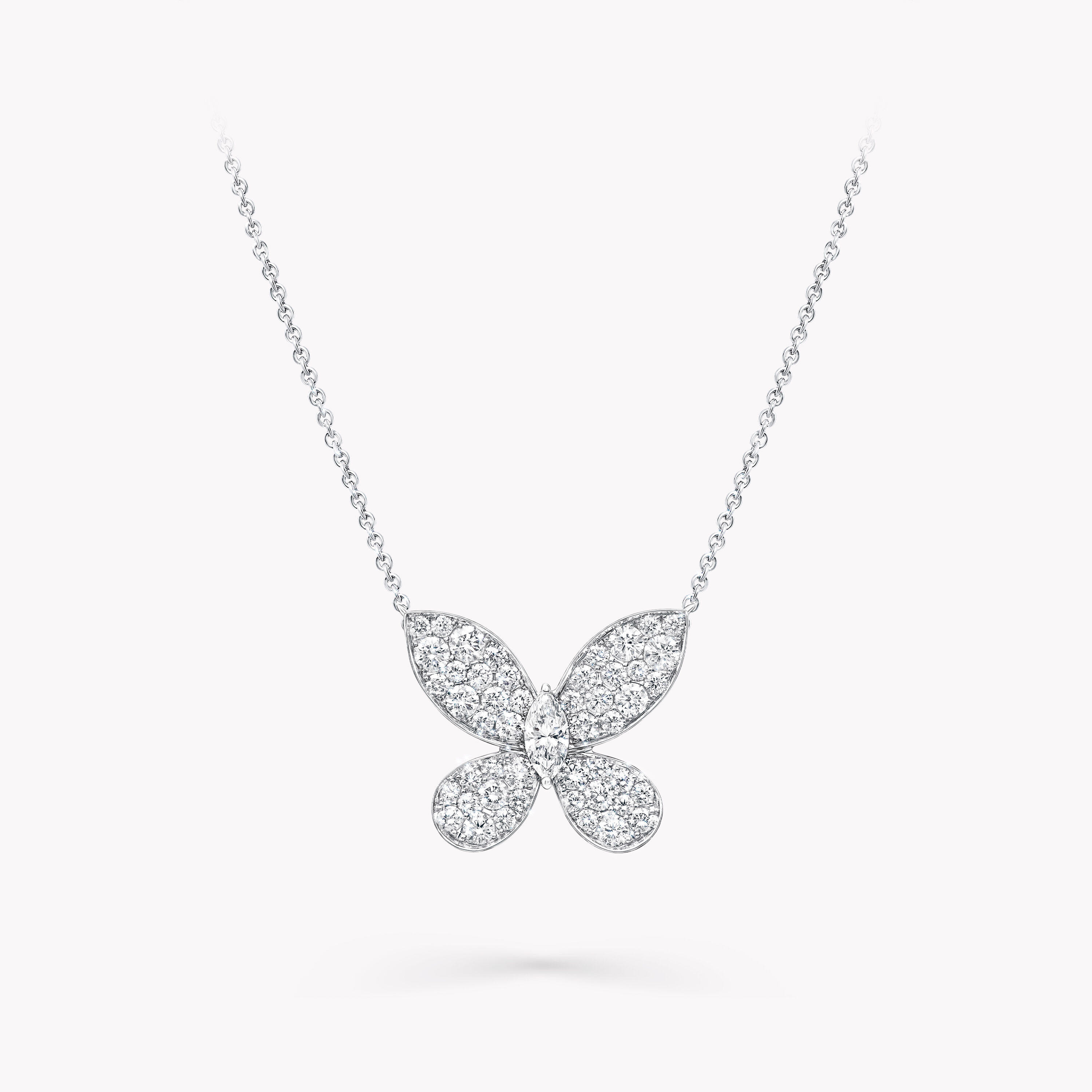 Pave butterfly new arrivals necklace