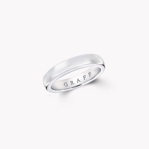 D Shape Wedding Band, , hi-res
