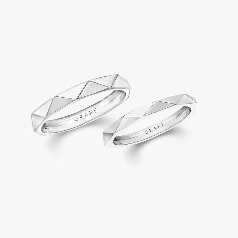 Laurence Graff Signature白金对戒