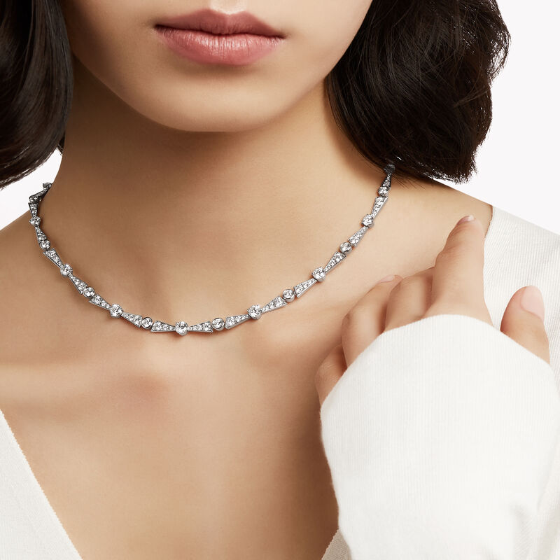 New Dawn Diamond Line Necklace
