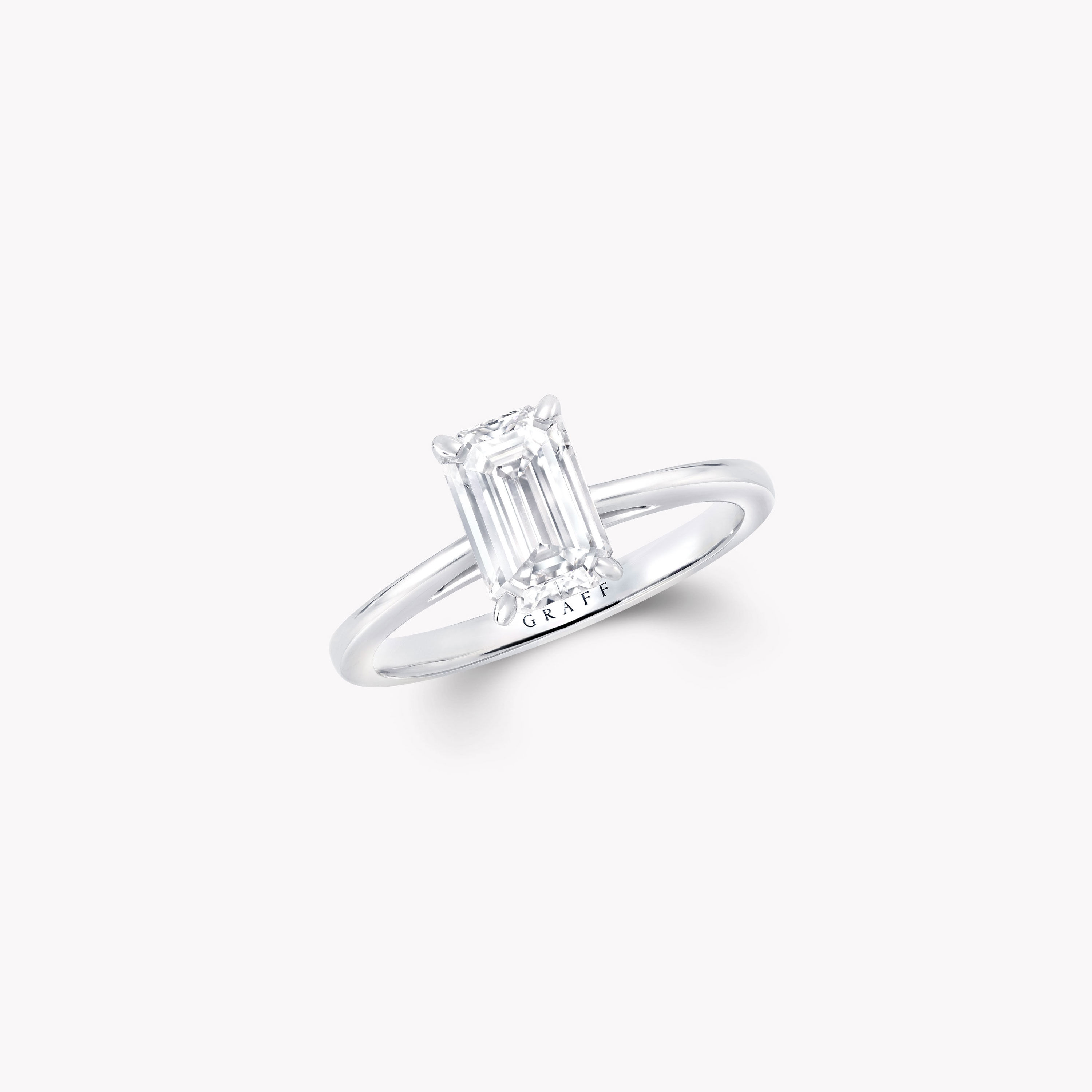 Graff emerald cut best sale engagement ring