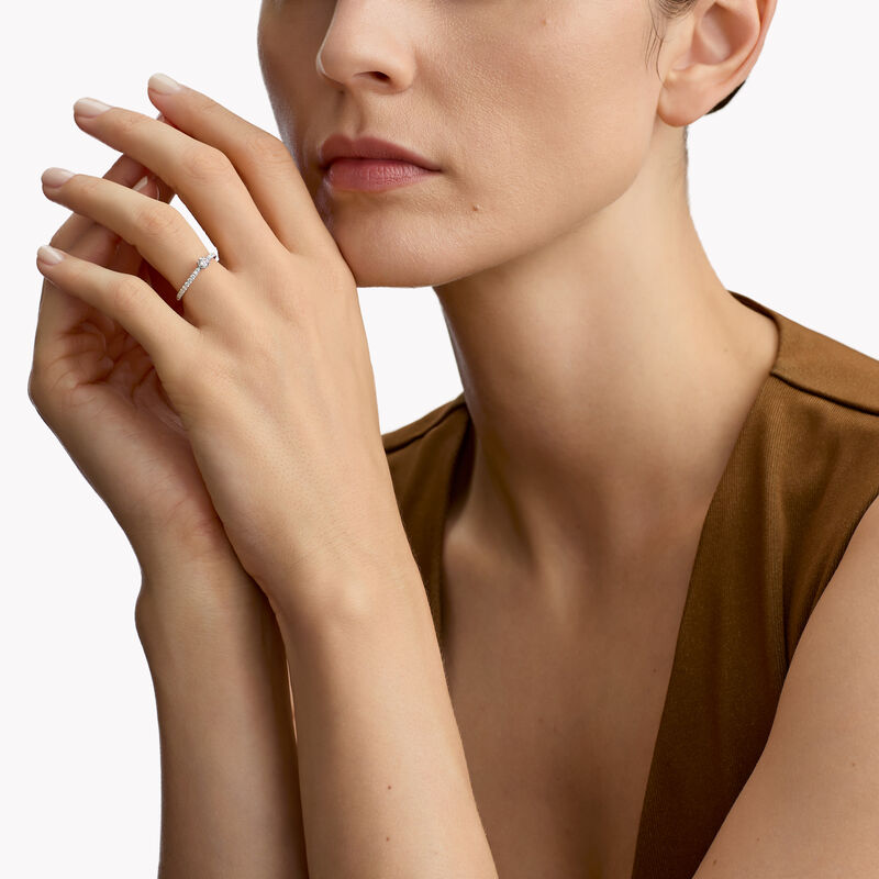 Foufou圆形钻石戒指