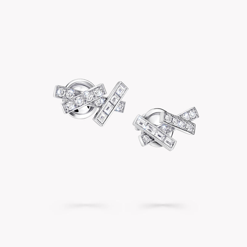 Threads Diamond Mini Earrings, , hi-res