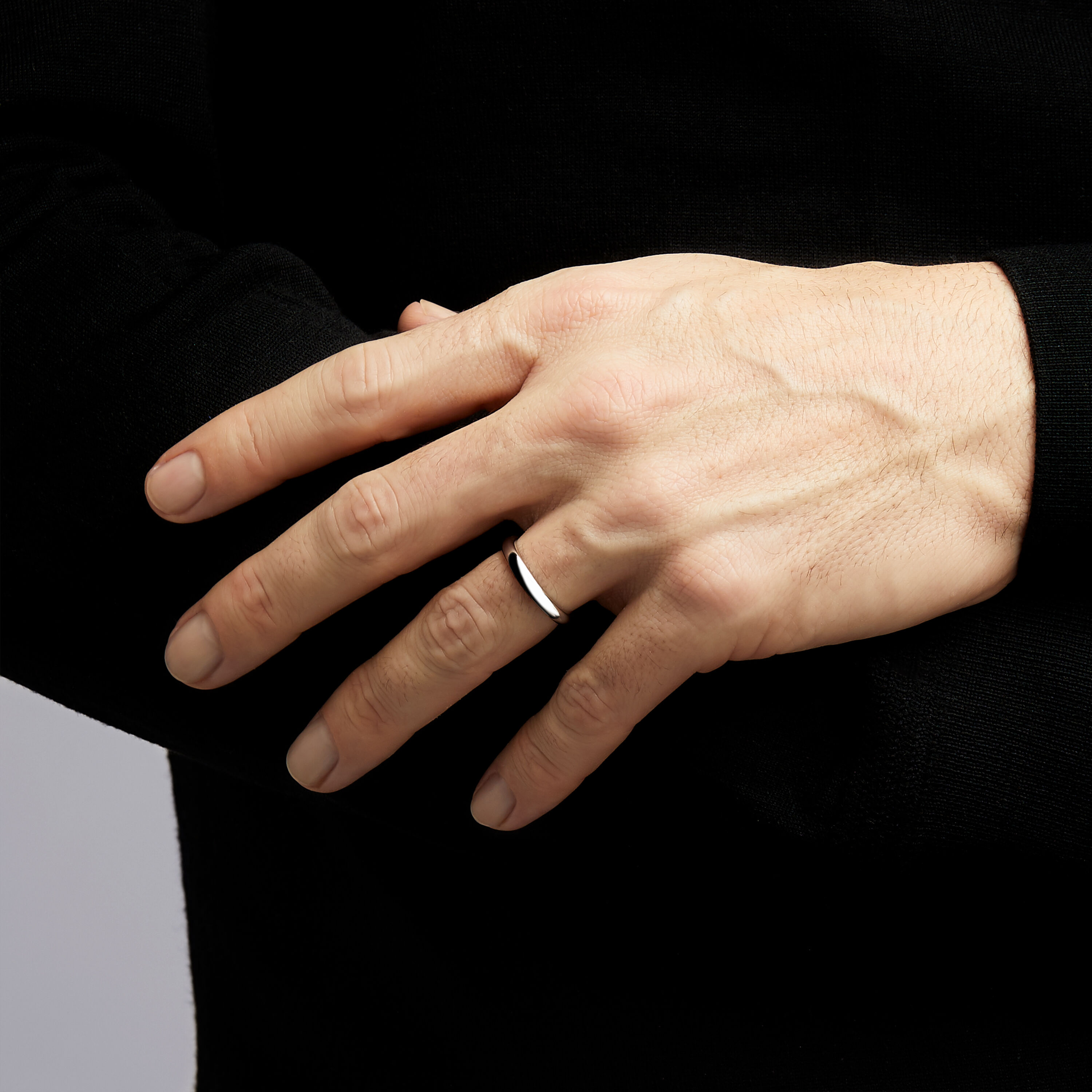 Graff mens wedding band top