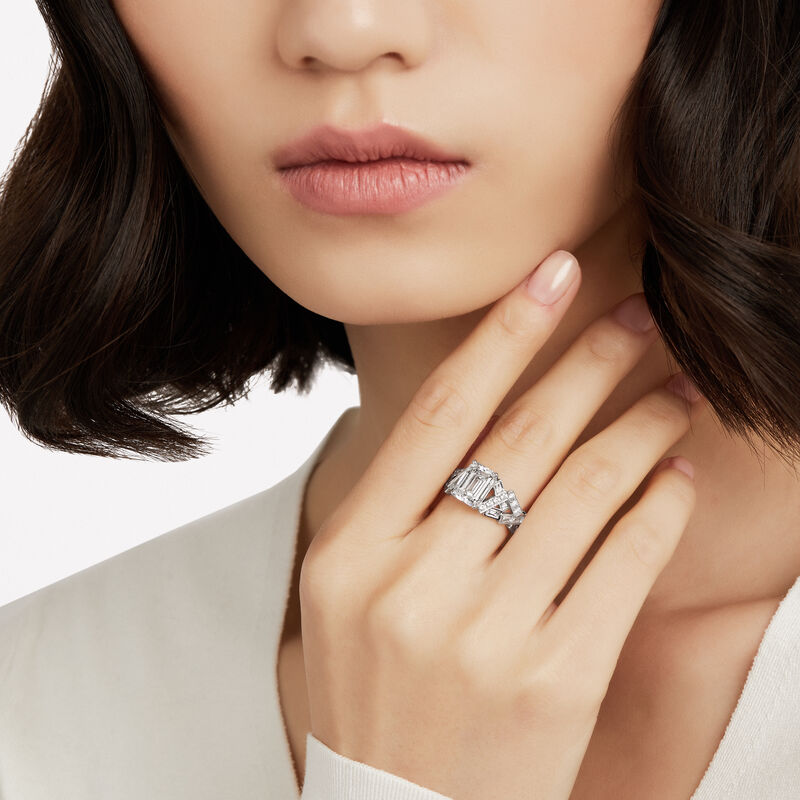 Threads Solitaire Diamond Ring, , hi-res