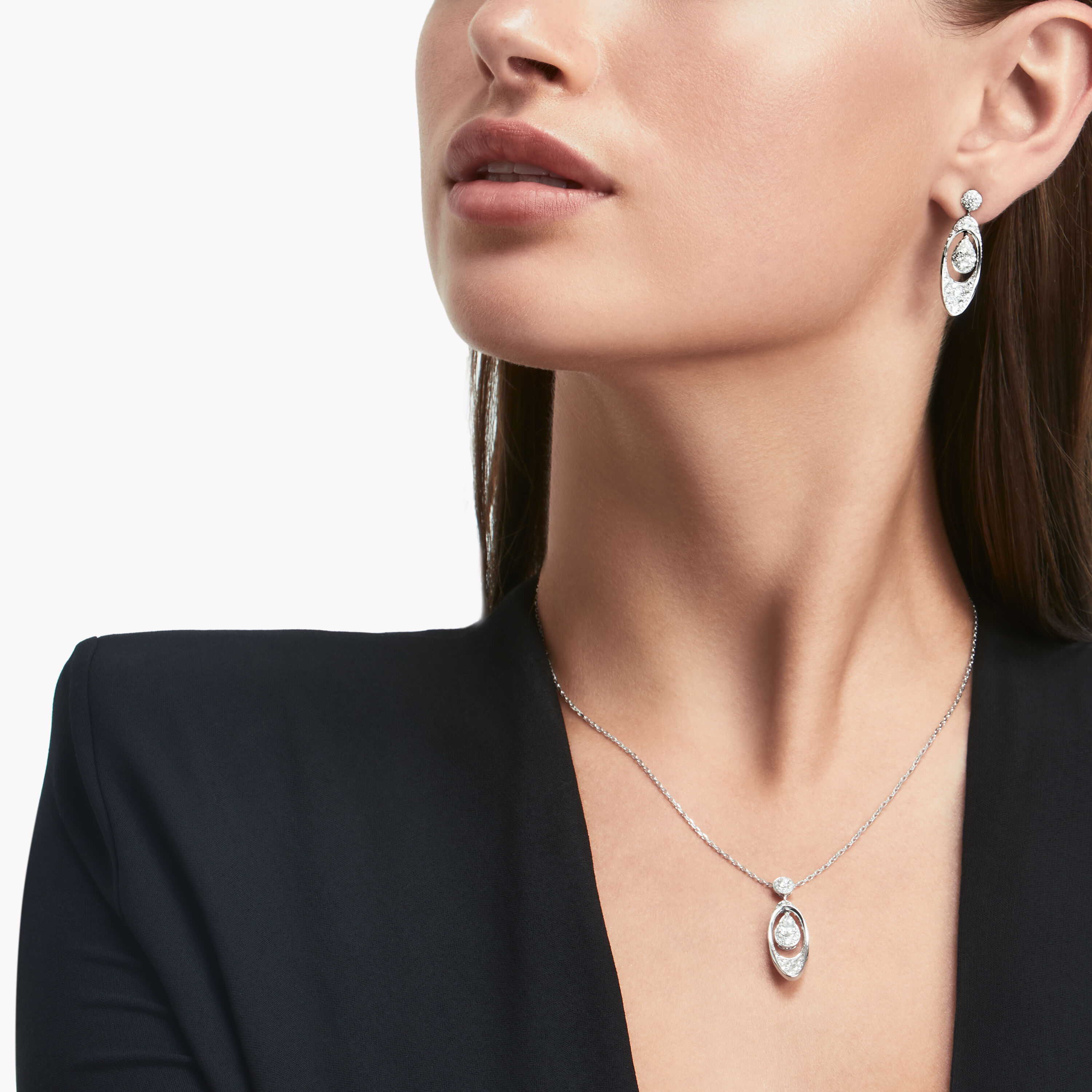 Diamond earrings new arrivals and pendant