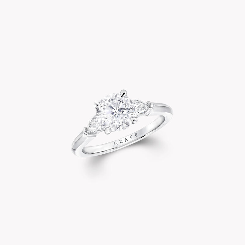 Promise Round Diamond Engagement Ring, , hi-res