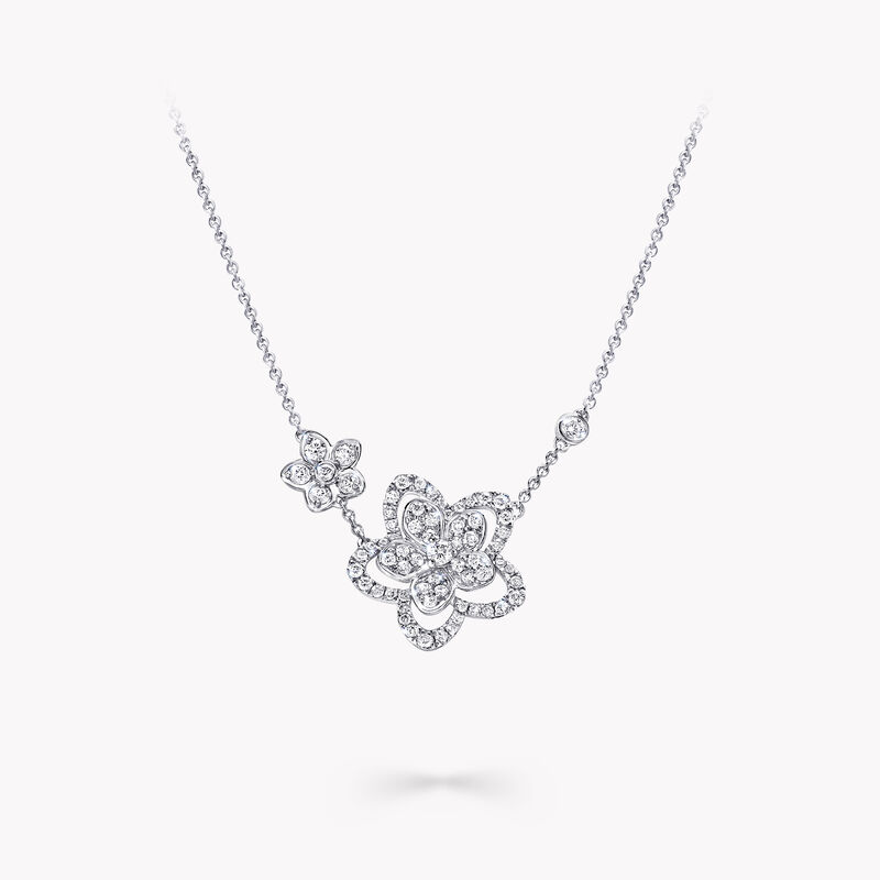 Wild Flower Double Diamond Pendant, , hi-res