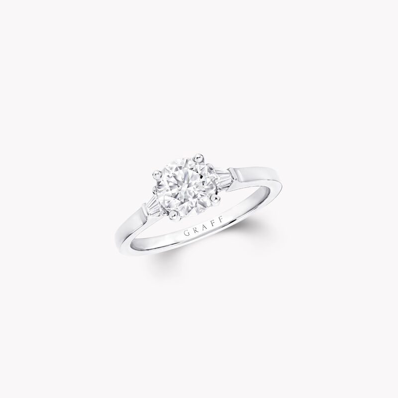 Promise Round Diamond Engagement Ring, , hi-res