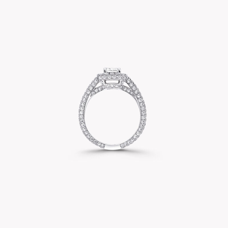 Constellation Emerald Cut Diamond Engagement Ring, , hi-res