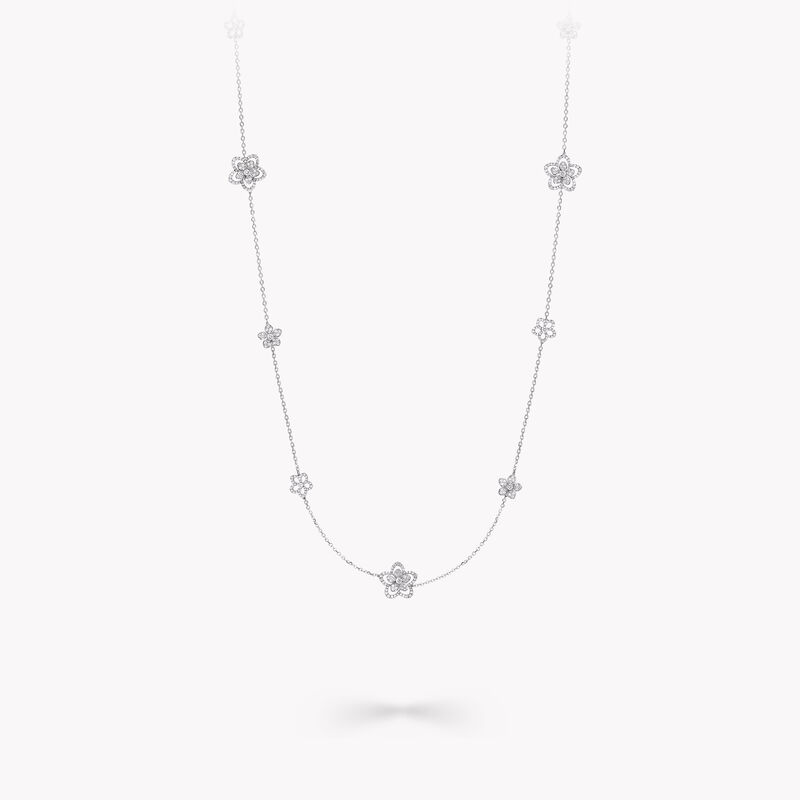 Wild Flower Diamond Sautoir Necklace, , hi-res