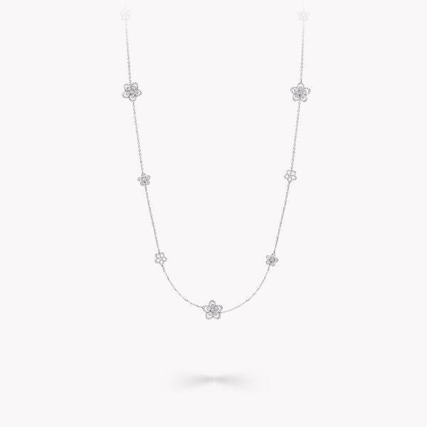 Wild Flower Diamond Sautoir Necklace, , hi-res