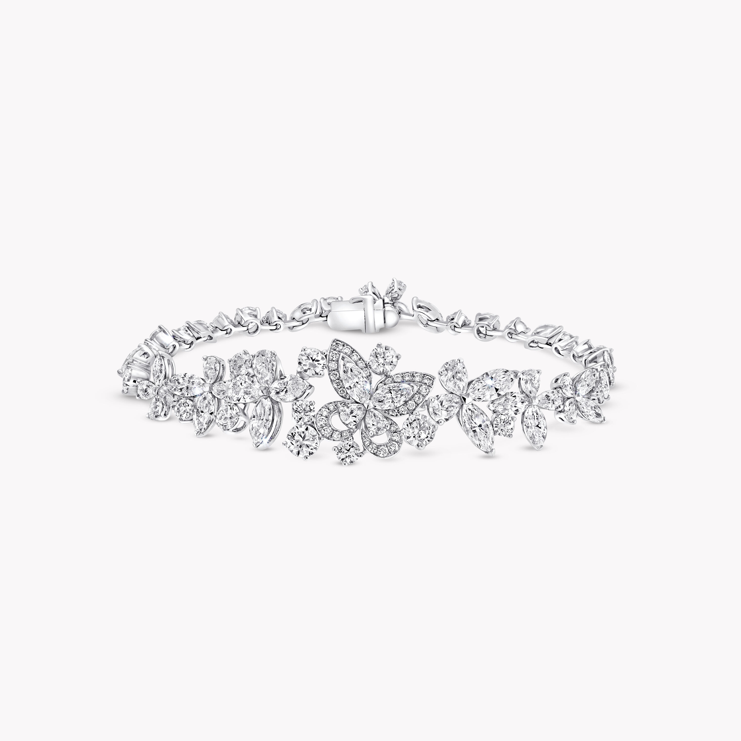 Classic Butterfly Diamond Bracelet