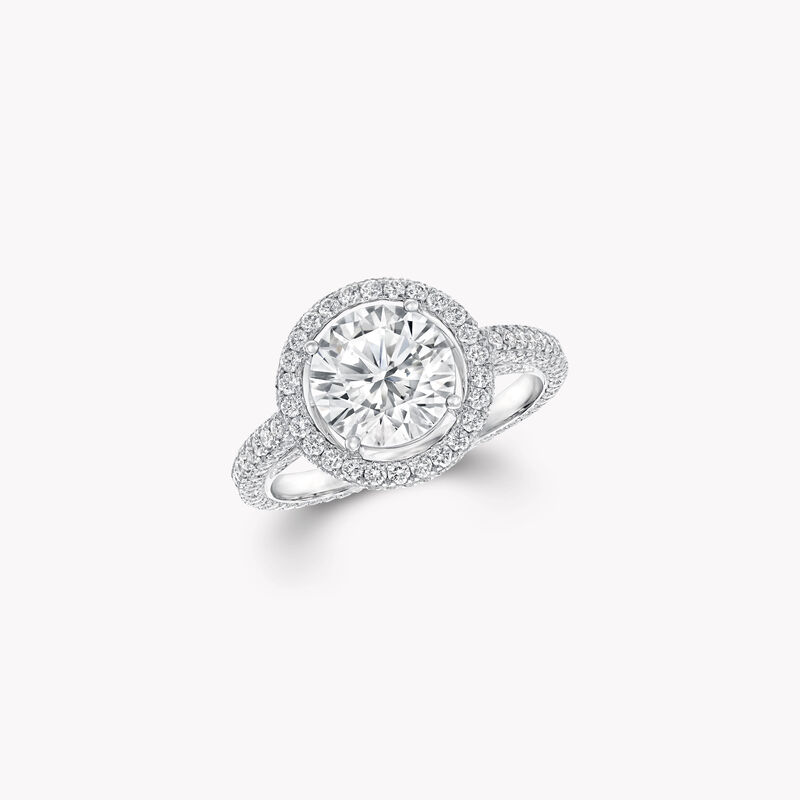 Constellation圆形钻石订婚戒指