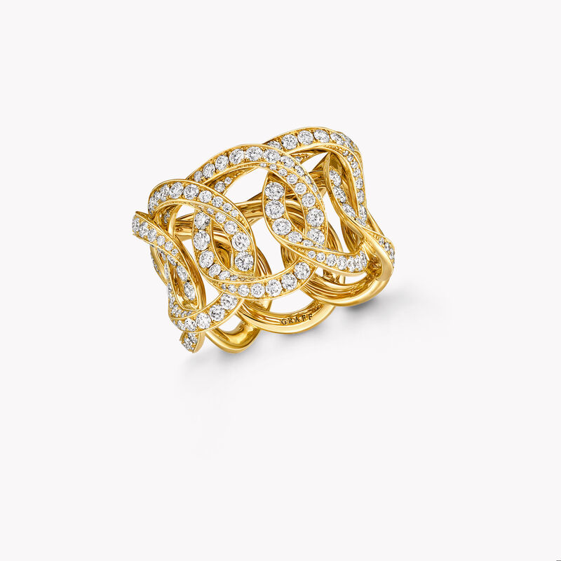 Inspired by Twombly Round Diamond Pavé Band, , hi-res