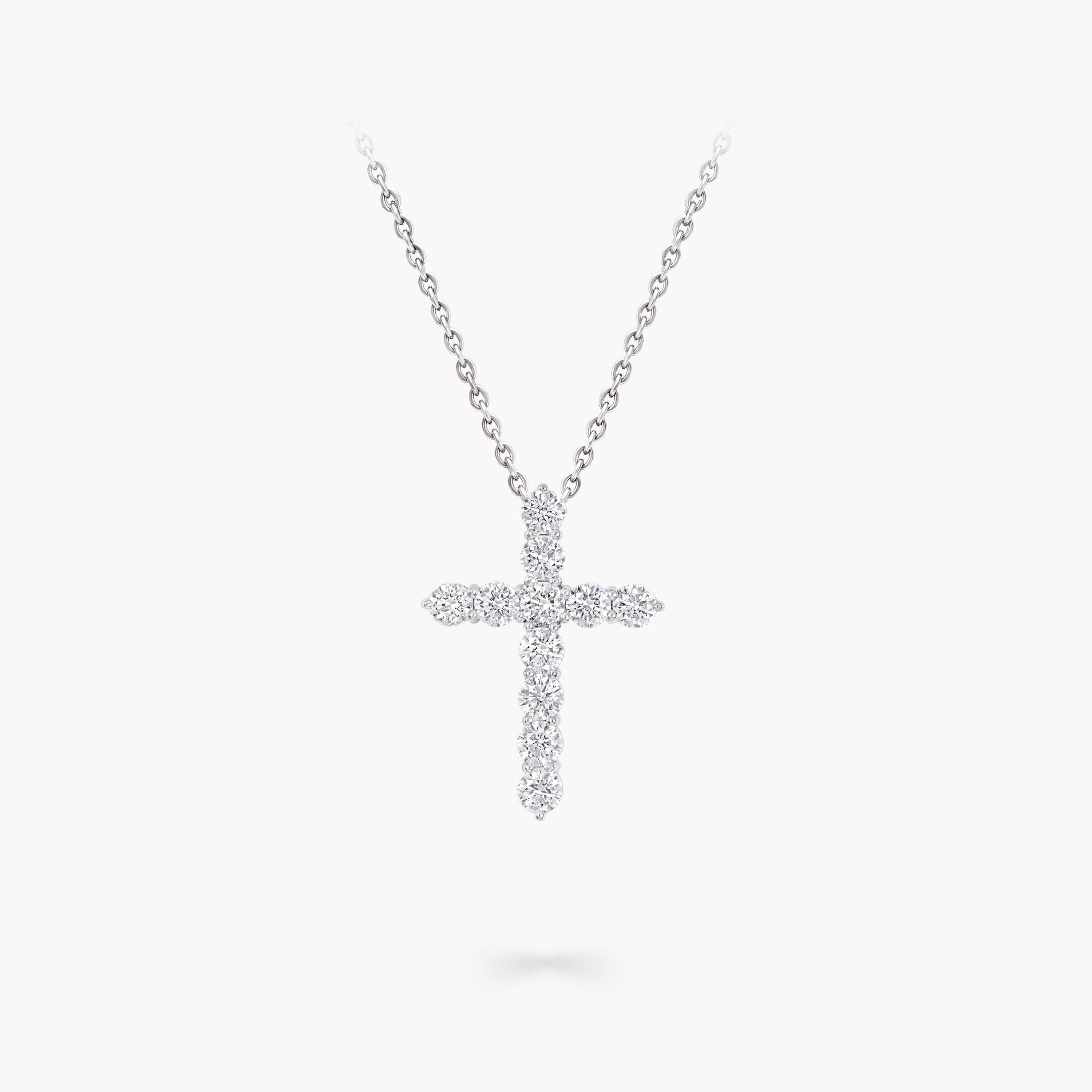 Luxury Big Cross Pendants 5A Zircon Cz Diamond Silver Wedding Pendant with  Necklace for Women Men Jewelry | Wish