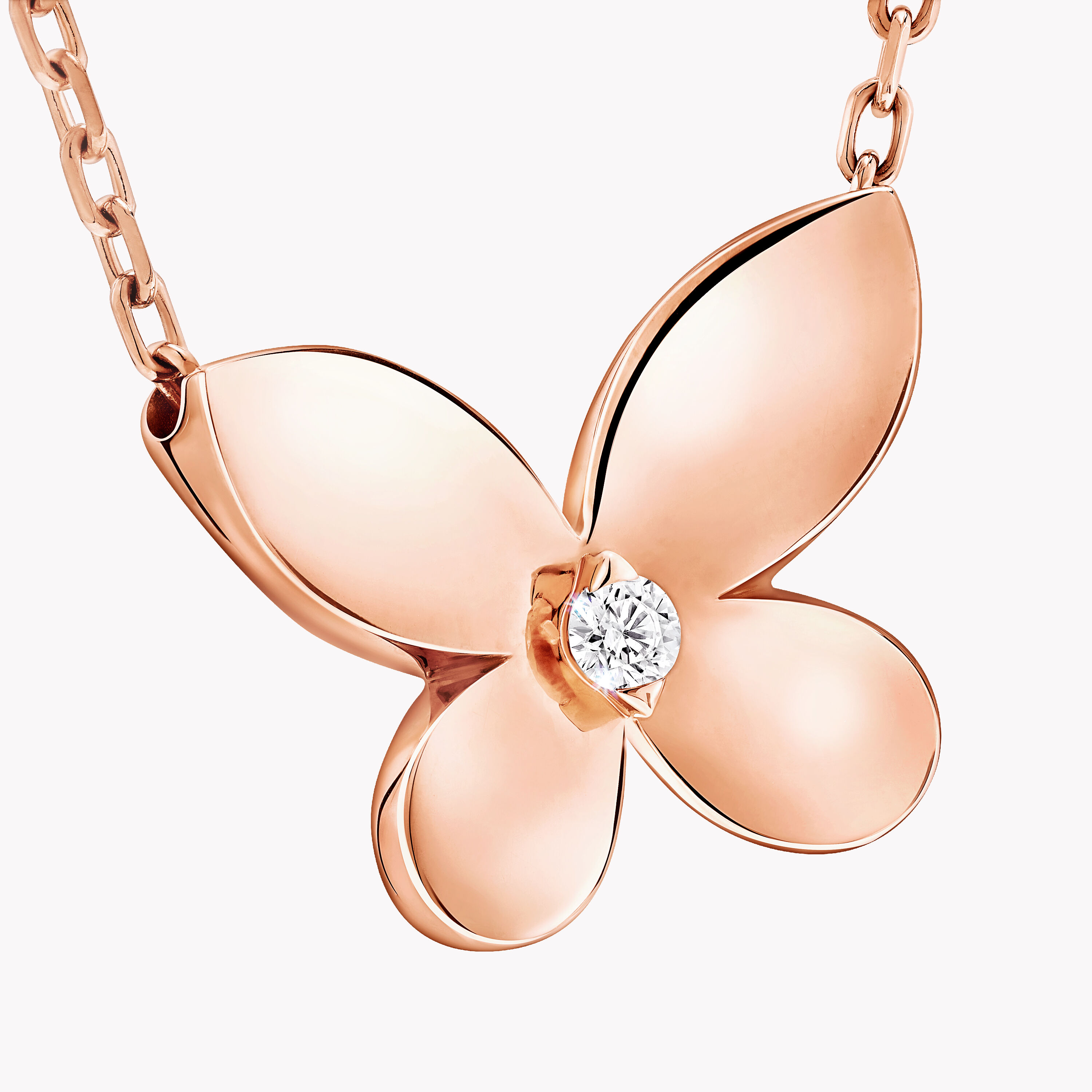 Mini Butterfly Pendant rose gold Graff