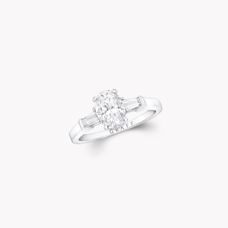 Promise Oval Diamond Engagement Ring, , hi-res