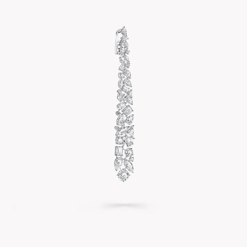 Multi-shape Diamond Drop Earrings