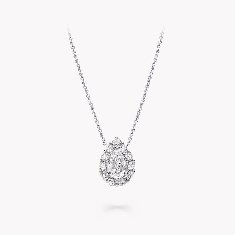 Icon Pear Shape Diamond Pendant, , hi-res