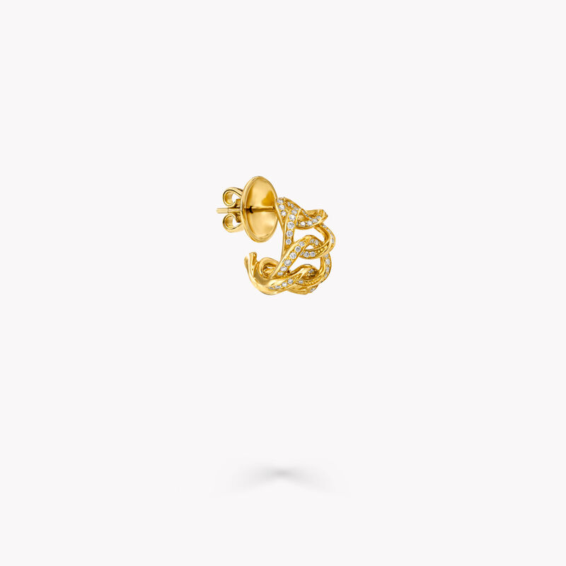 Inspired by Twombly Diamond Hoop Earrings, , hi-res
