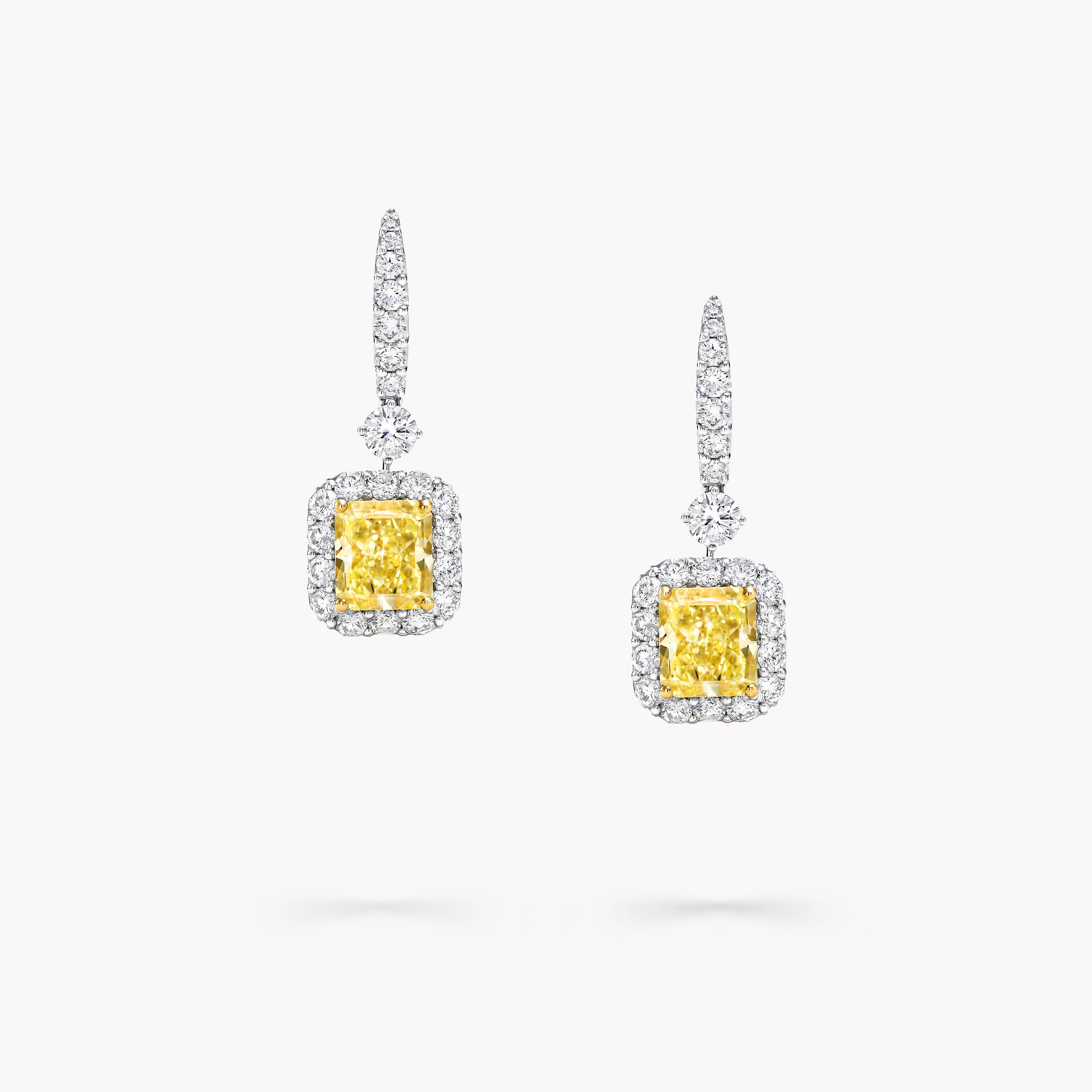 Yellow diamond earrings shop tiffany