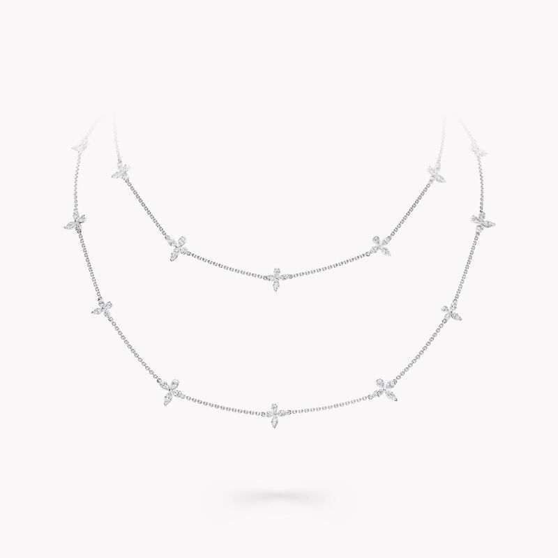 蝴蝶钻石项链