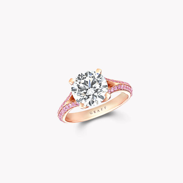 Legacy圆形钻石订婚戒指, , hi-res
