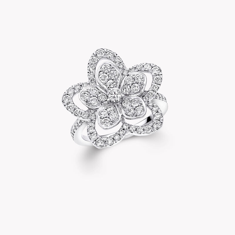 Wild Flower Large Diamond Ring, , hi-res