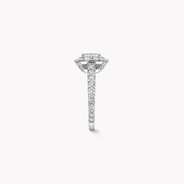 Icon Emerald Cut Diamond Engagement Ring, , hi-res