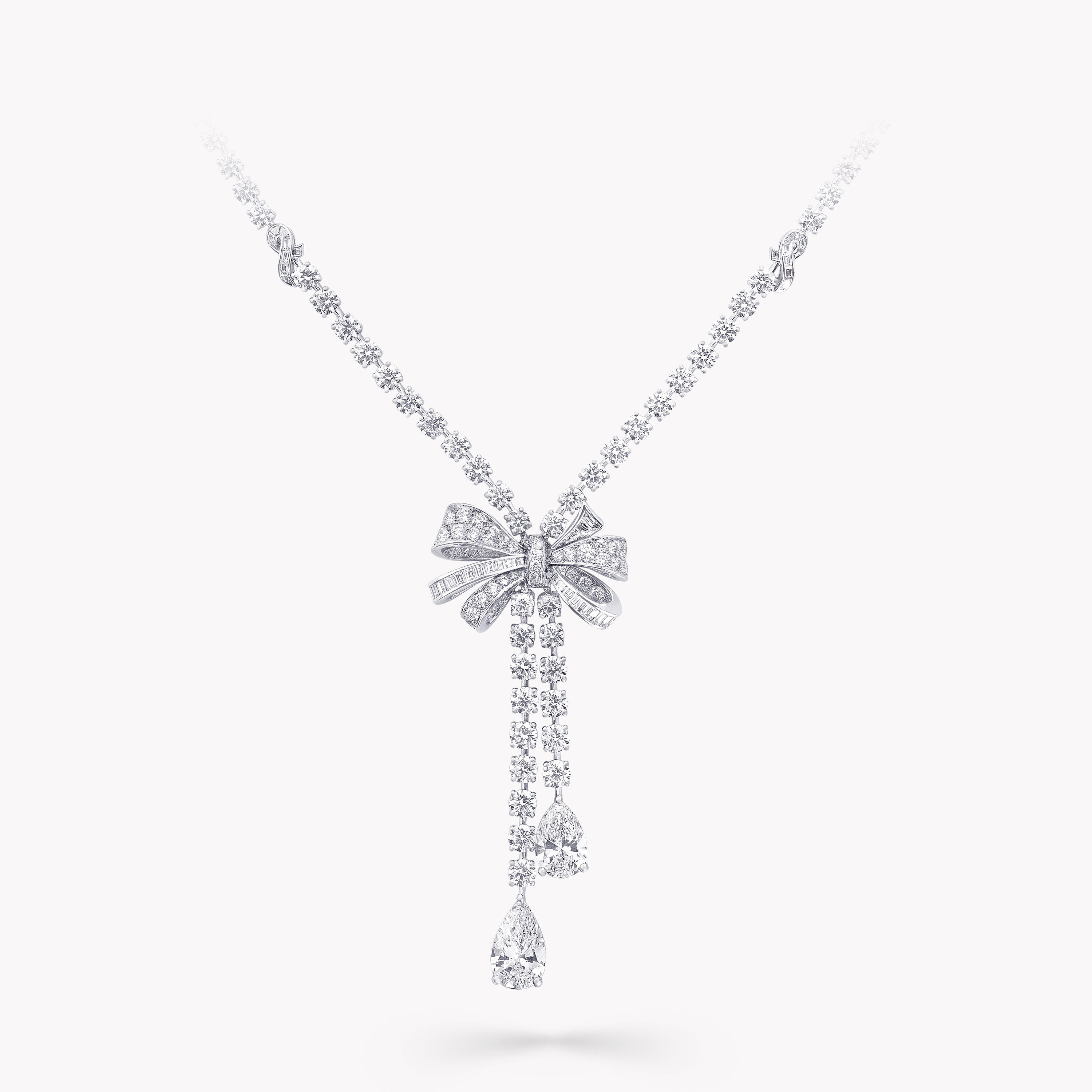 Double strand hotsell diamond necklace