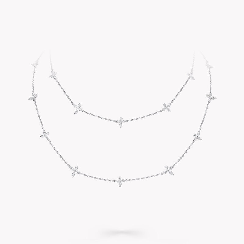 蝴蝶钻石项链