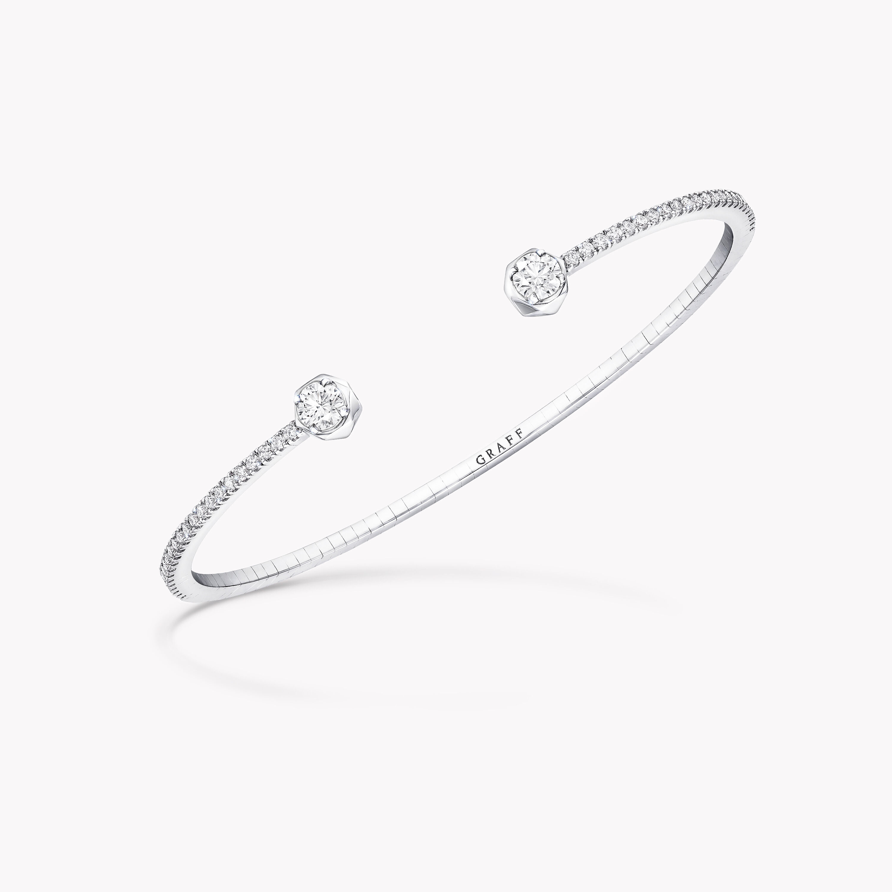 Classic Butterfly Diamond Bracelet White Gold  Graff