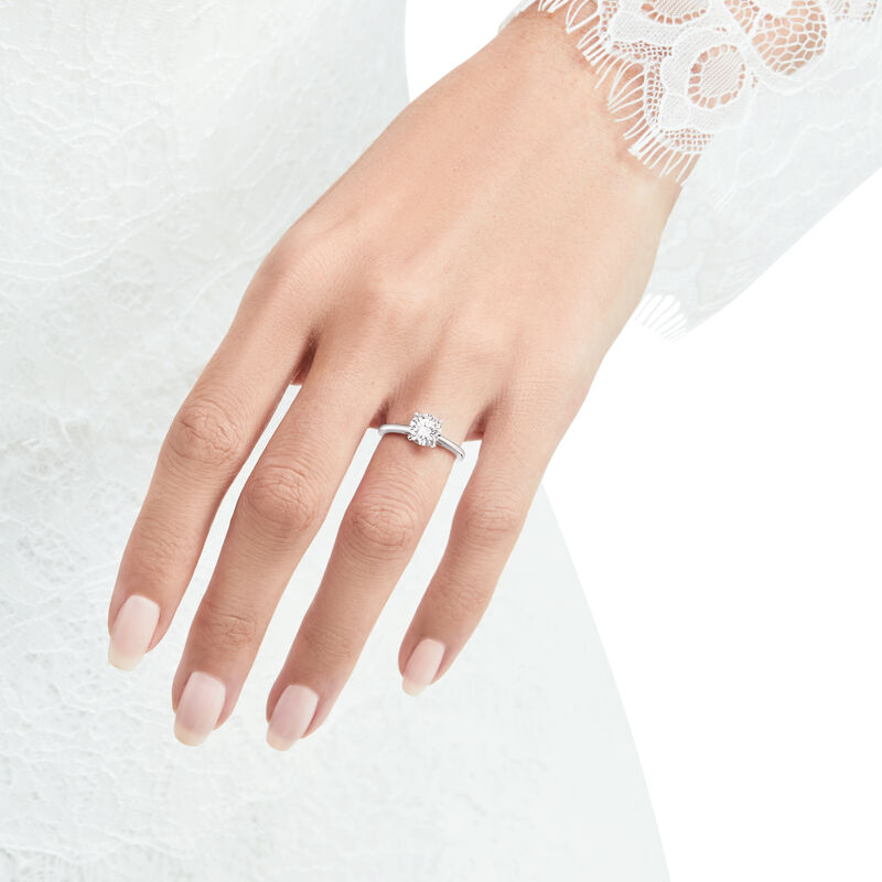 Paragon Round Diamond Engagement Ring, , hi-res
