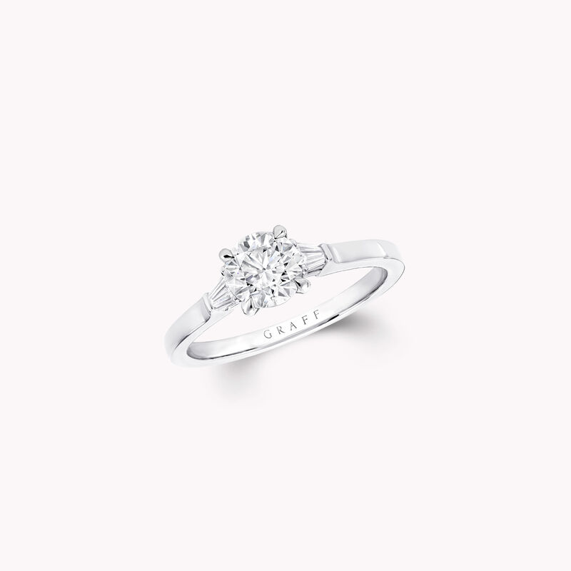 Promise圆形钻石订婚戒指