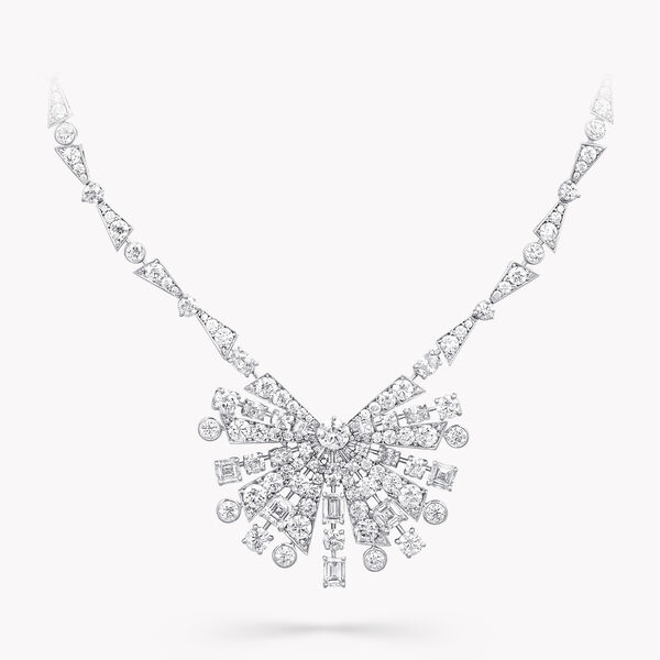 New Dawn Multi-Shape Diamond Necklace, , hi-res