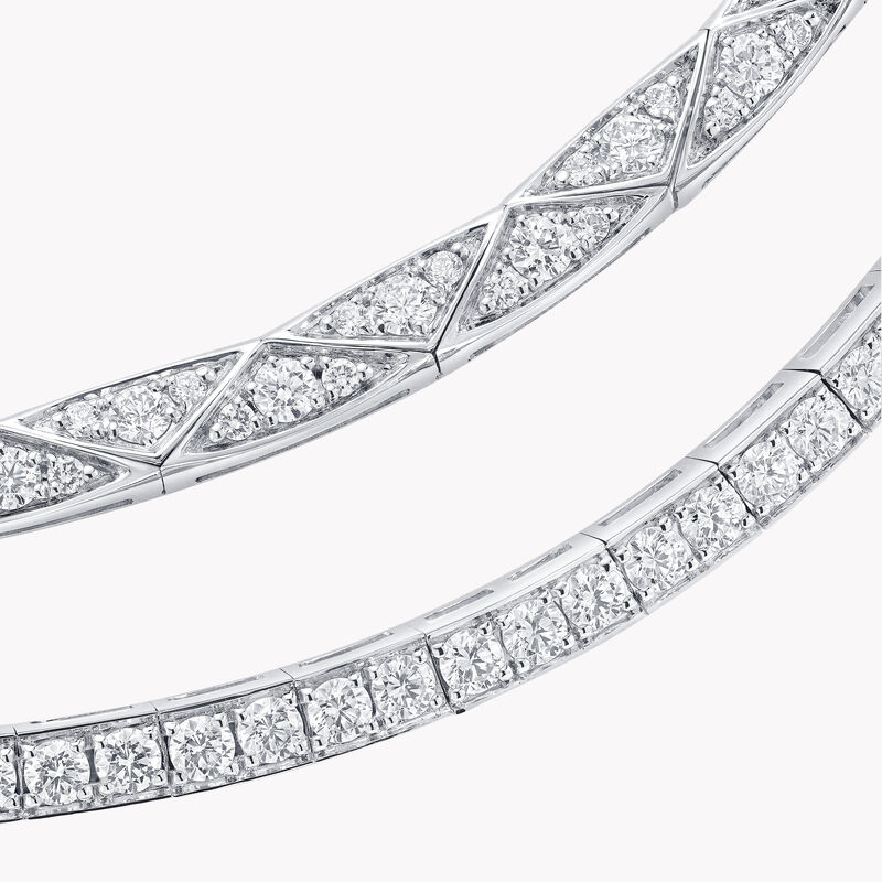 Laurence Graff Signature系列琢面双行项链