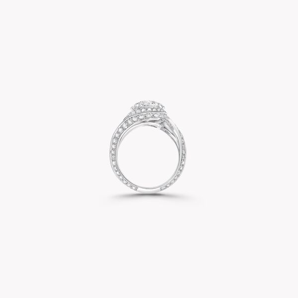 椭圆形钻石高级珠宝戒指, , hi-res