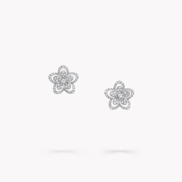 Wild Flower Diamond Stud Earrings, , hi-res