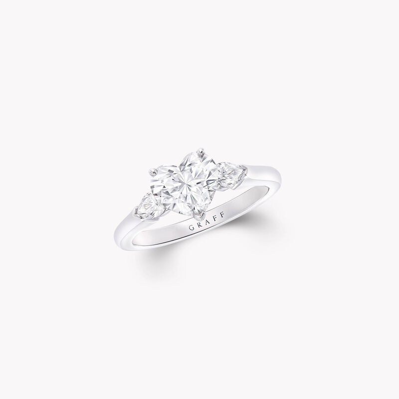Promise心形钻石订婚戒指