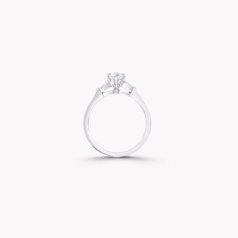 Promise马眼形切割钻石订婚戒指