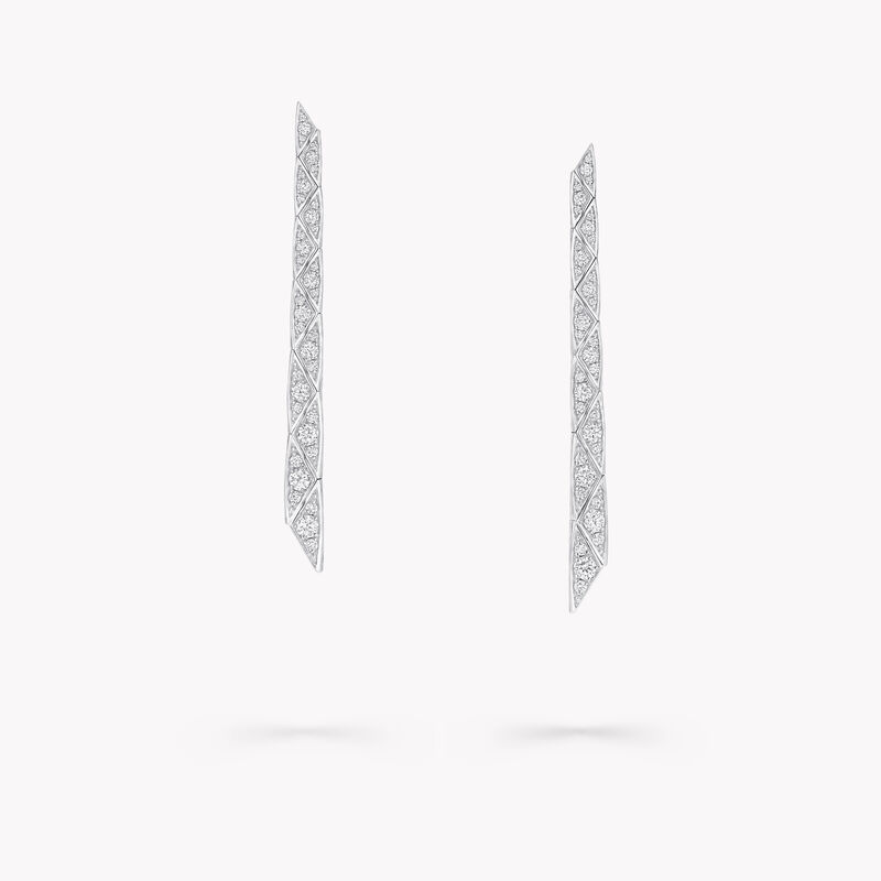 Laurence Graff Signature系列琢面长耳环