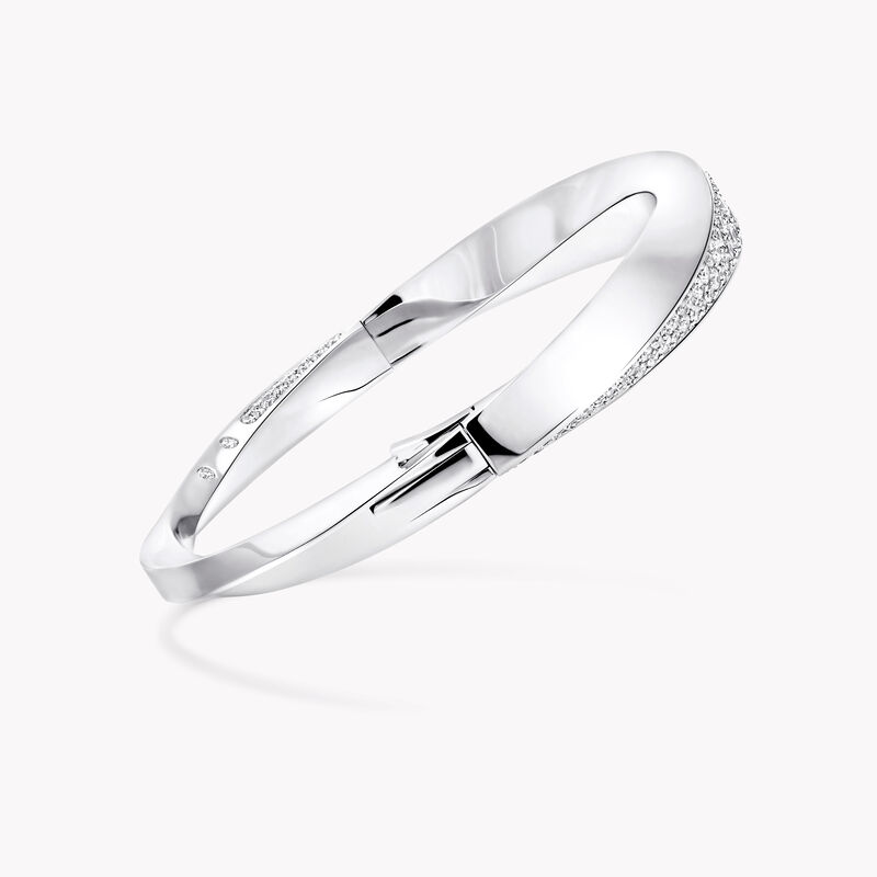 Spiral密镶钻石手鐲