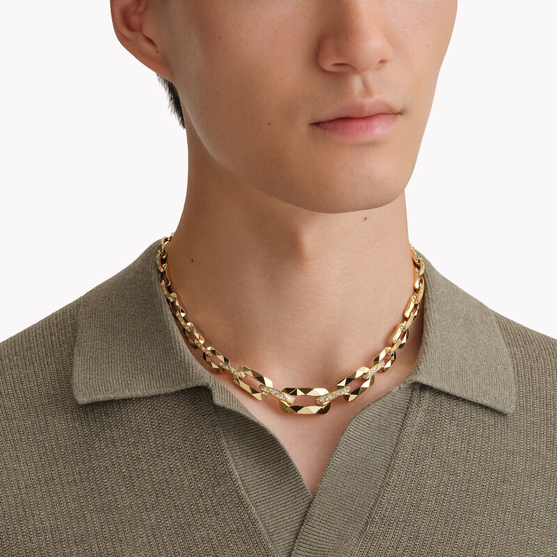 Laurence Graff Signature系列密镶钻石项链