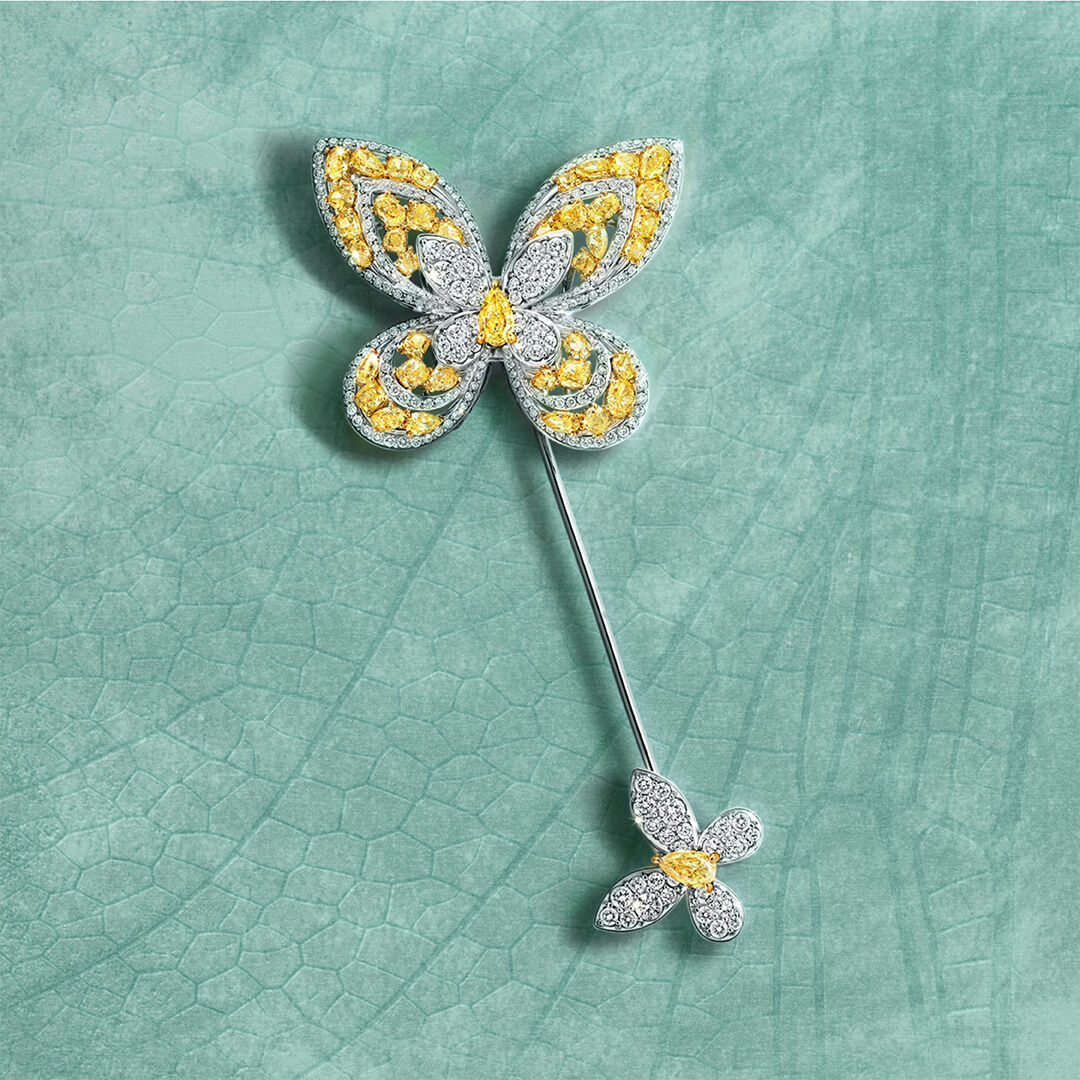 Graff Butterfly Freya Brooch