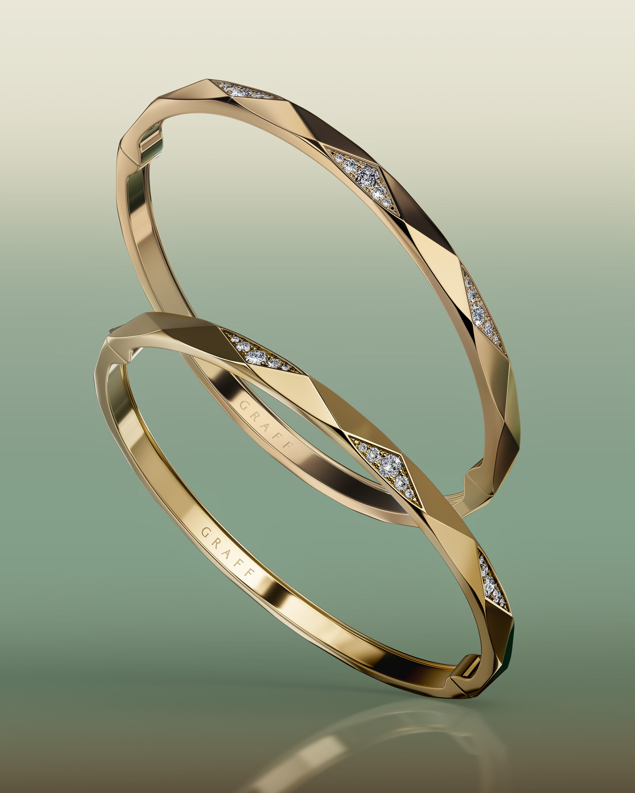 Bracelets and Bangles - image shows Laurence Graff Signature bangles